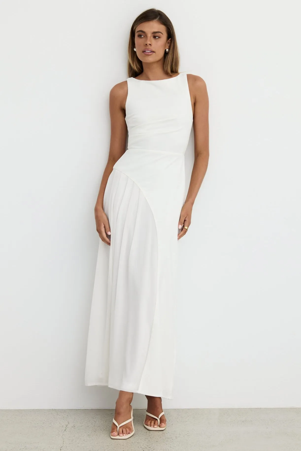 Isabelle Maxi Dress (White) sold by Runway Scout product image thumbnail 5