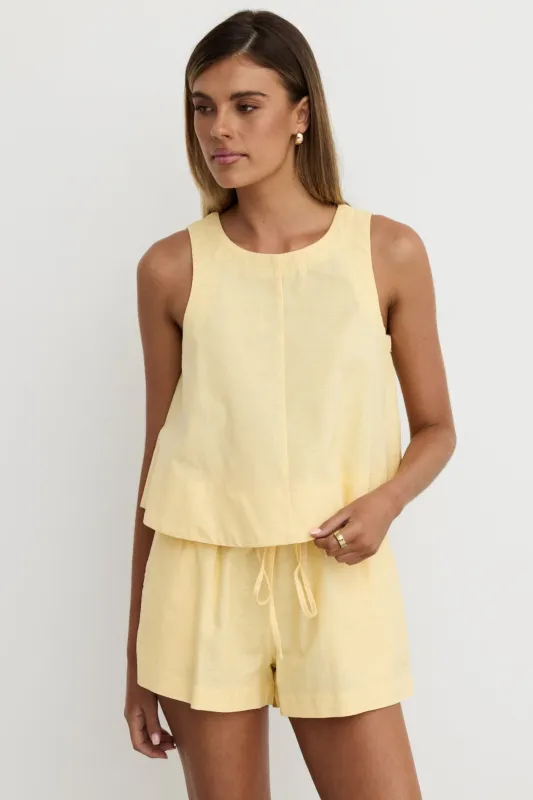 Alani Top (Yellow) sold by Runway Scout