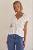 Benita Top (White) sold by Runway Scout