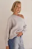 Emilee Knit Jumper (Light Grey) sold by Runway Scout