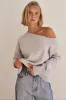 Emilee Knit Jumper (Light Grey) sold by Runway Scout