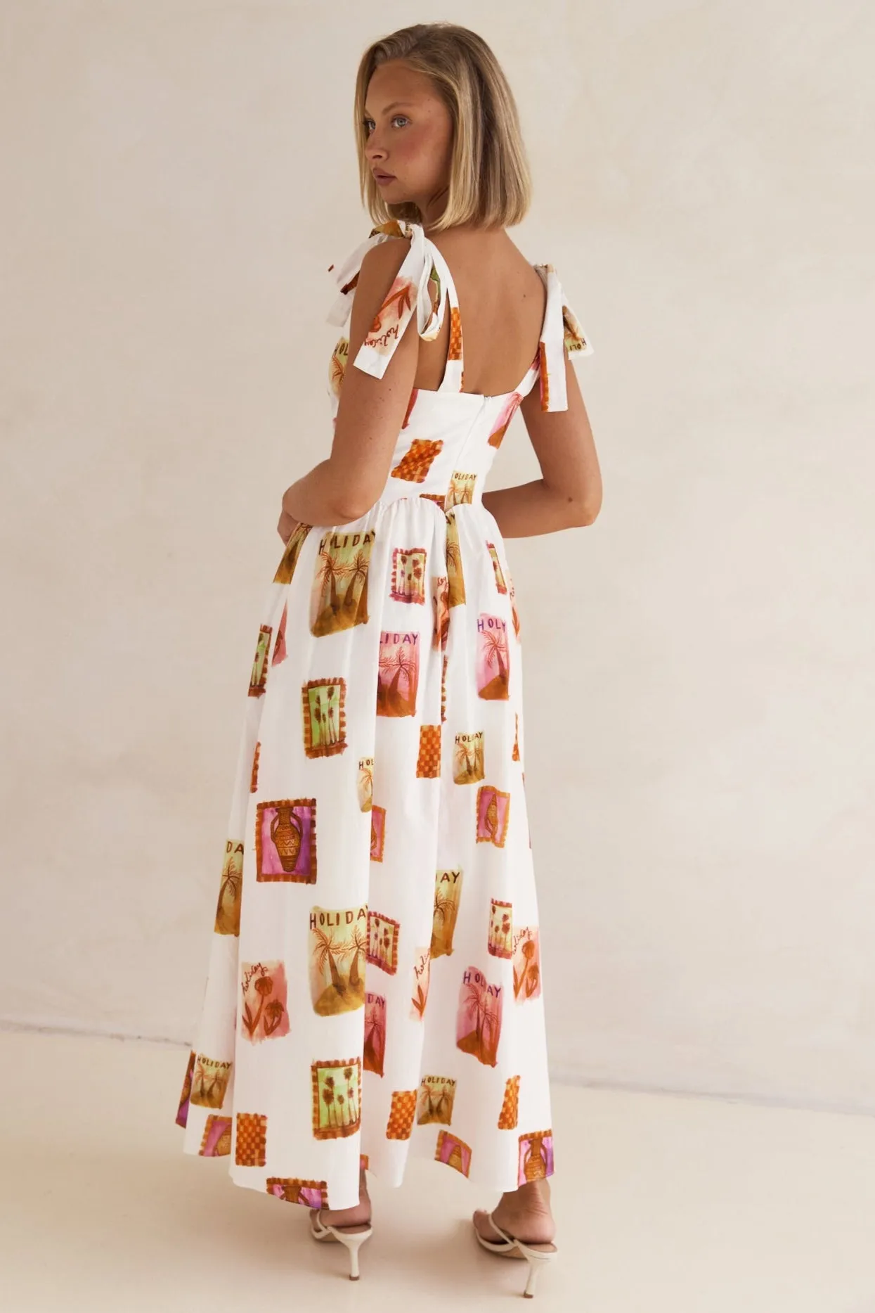 Valeria Maxi Dress (White) sold by Runway Scout product image thumbnail 5