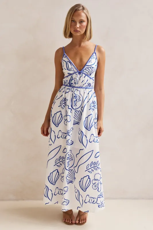 Isla Maxi Dress (White) sold by Runway Scout