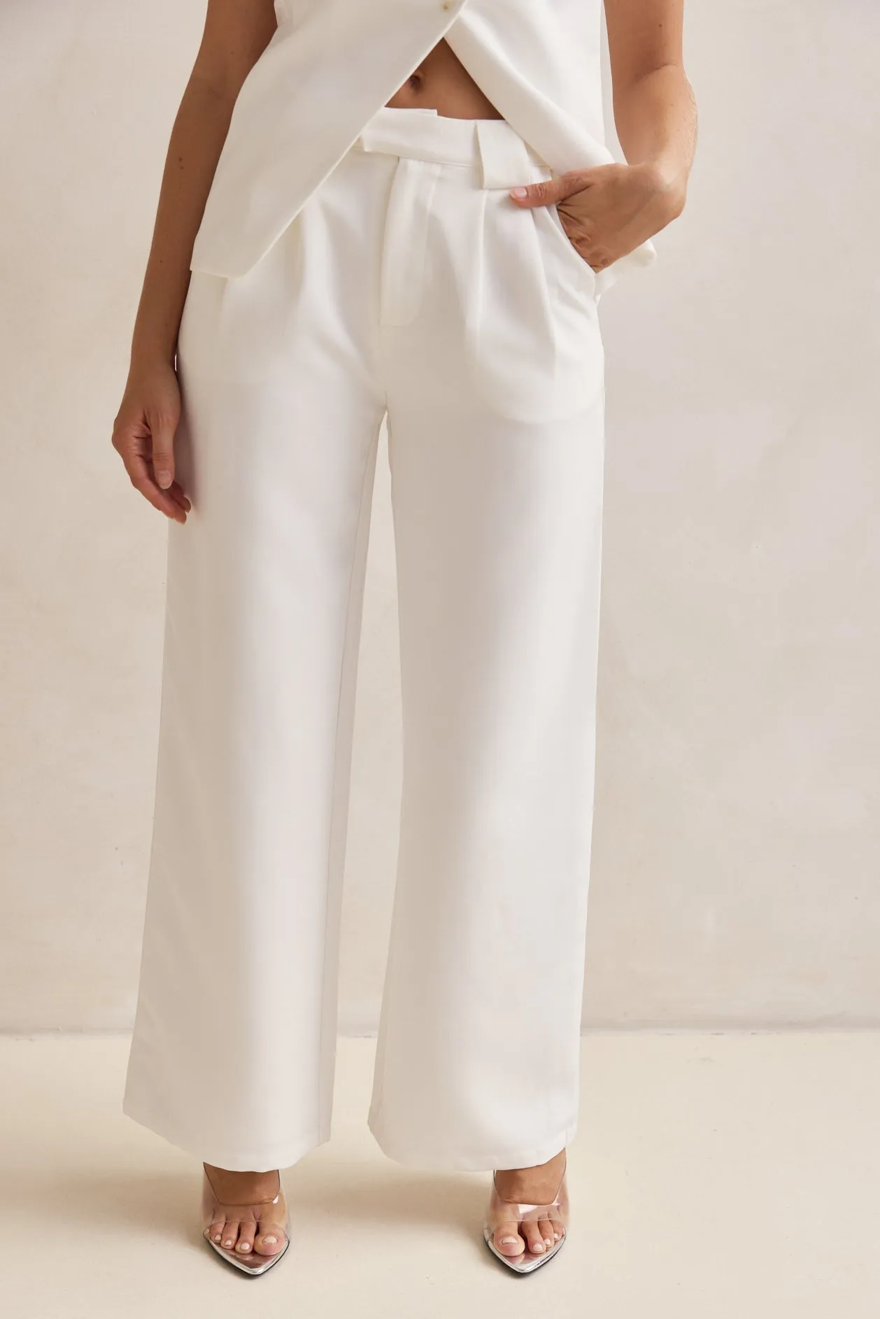 Electra Pant (White) sold by Runway Scout product image thumbnail 4