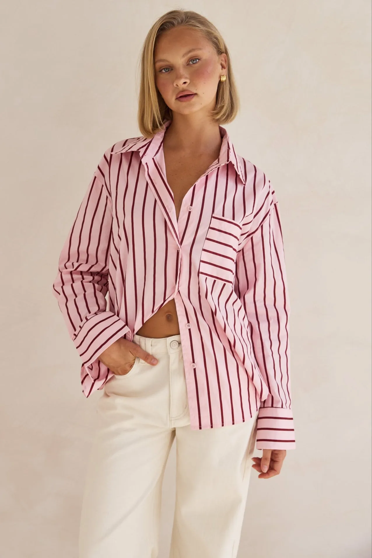 Athena Shirt (Pink) sold by Runway Scout product image thumbnail 2