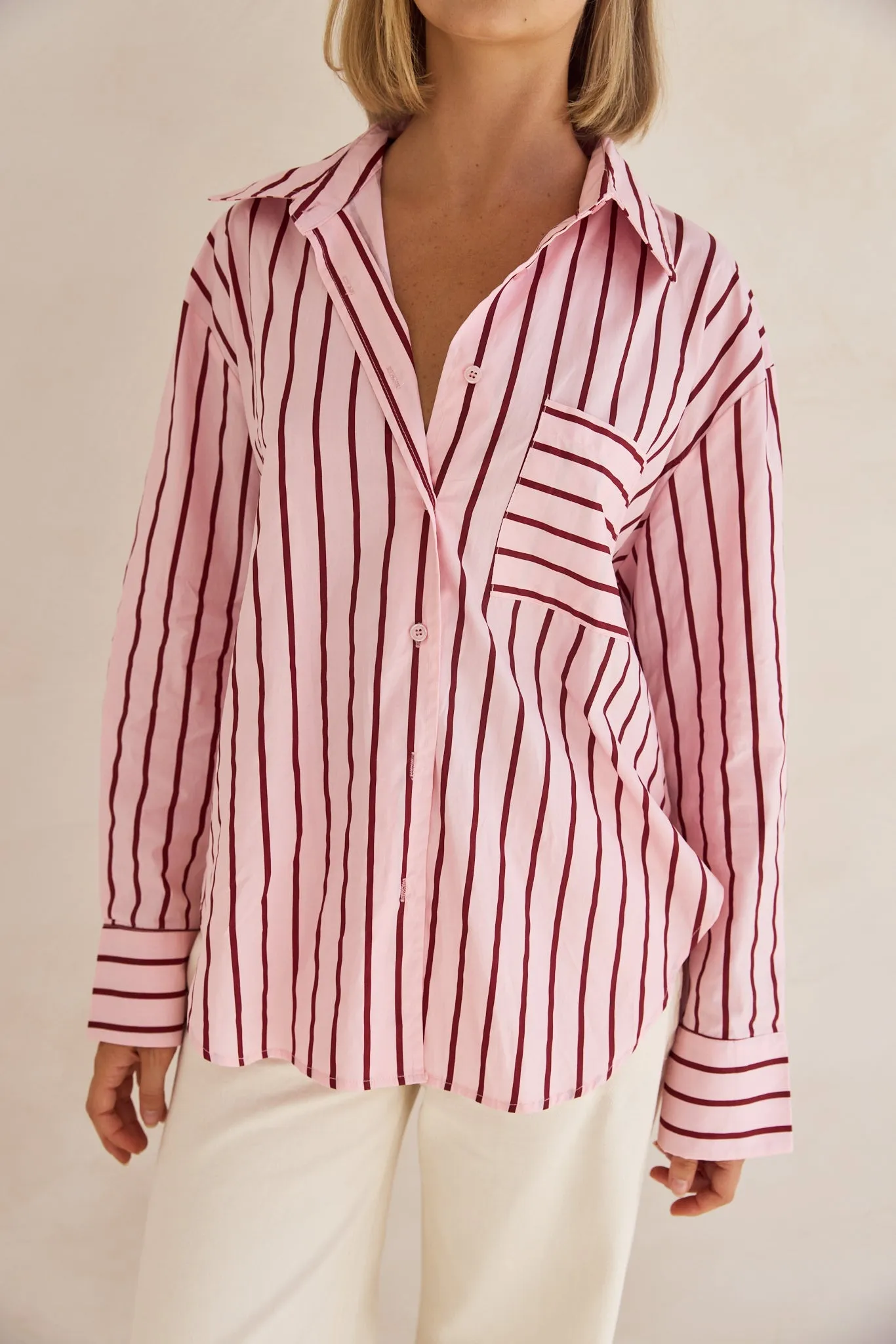 Athena Shirt (Pink) sold by Runway Scout product image thumbnail 3