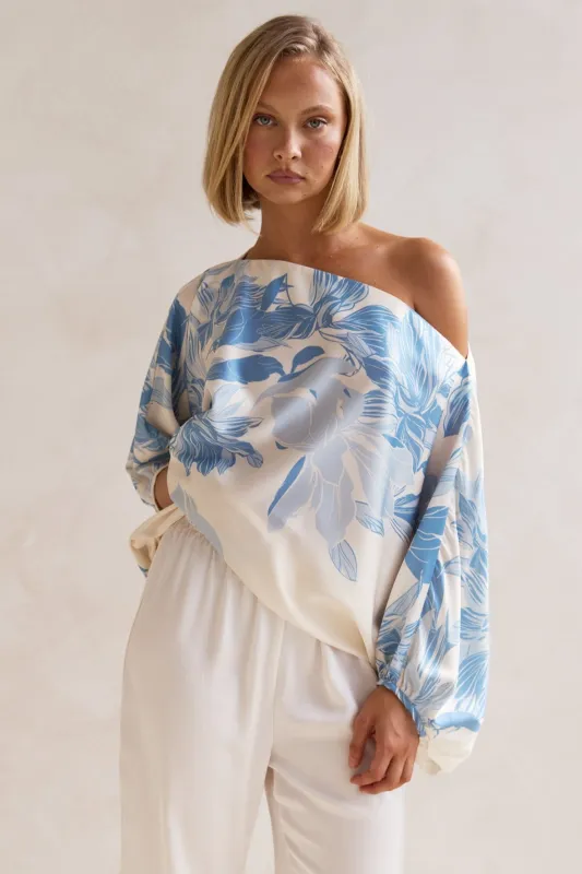 Veronica Top (Blue) sold by Runway Scout