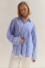 Zoe Shirt (Blue) sold by Runway Scout