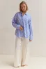 Zoe Shirt (Blue) sold by Runway Scout