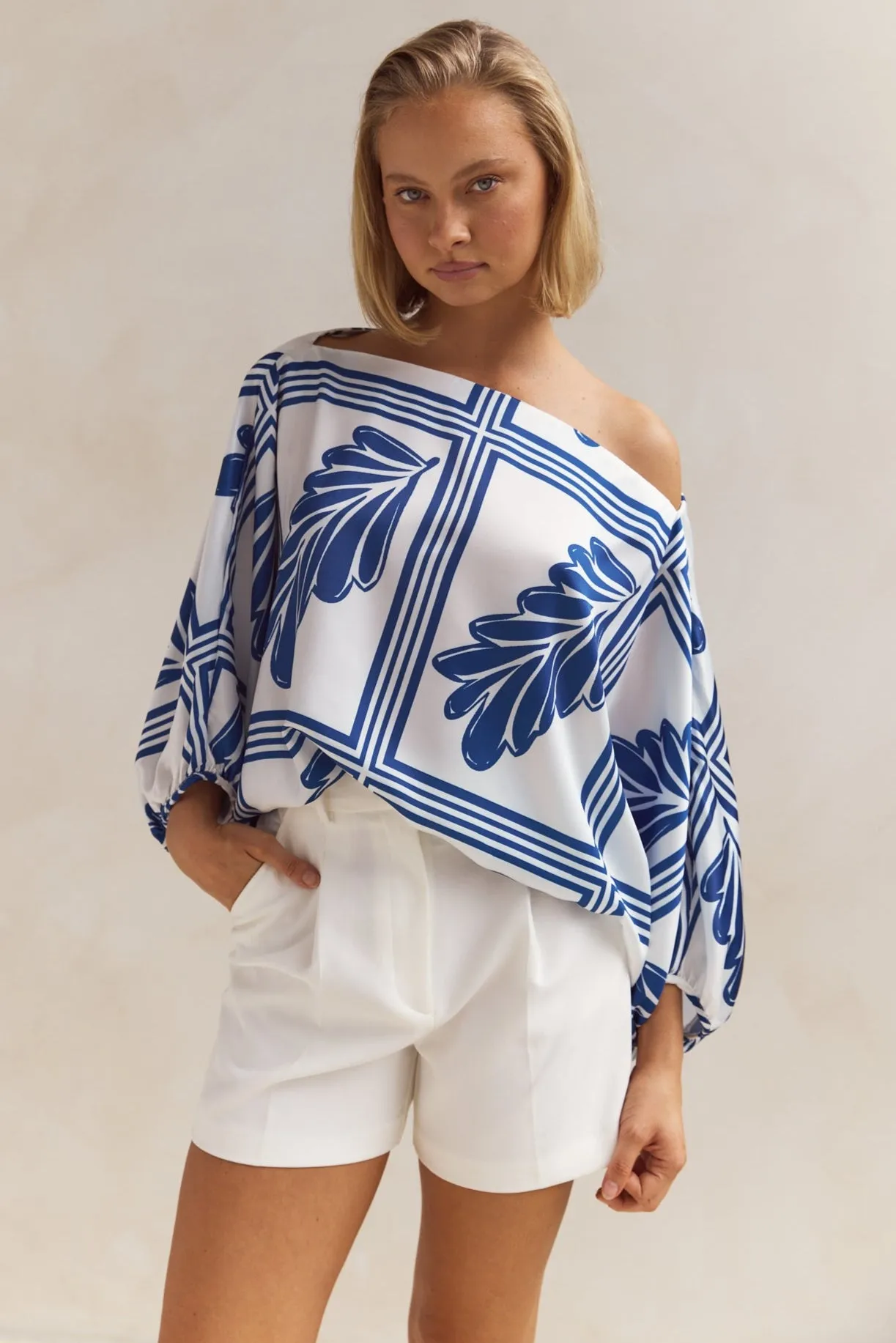 Veronica Top (Dark Blue) sold by Runway Scout product image thumbnail 4