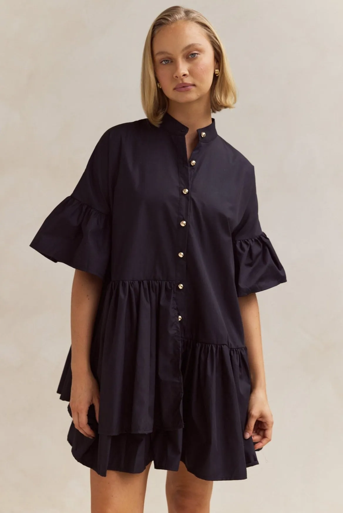 Roxanne Mini Dress (Black) sold by Runway Scout product image thumbnail 5