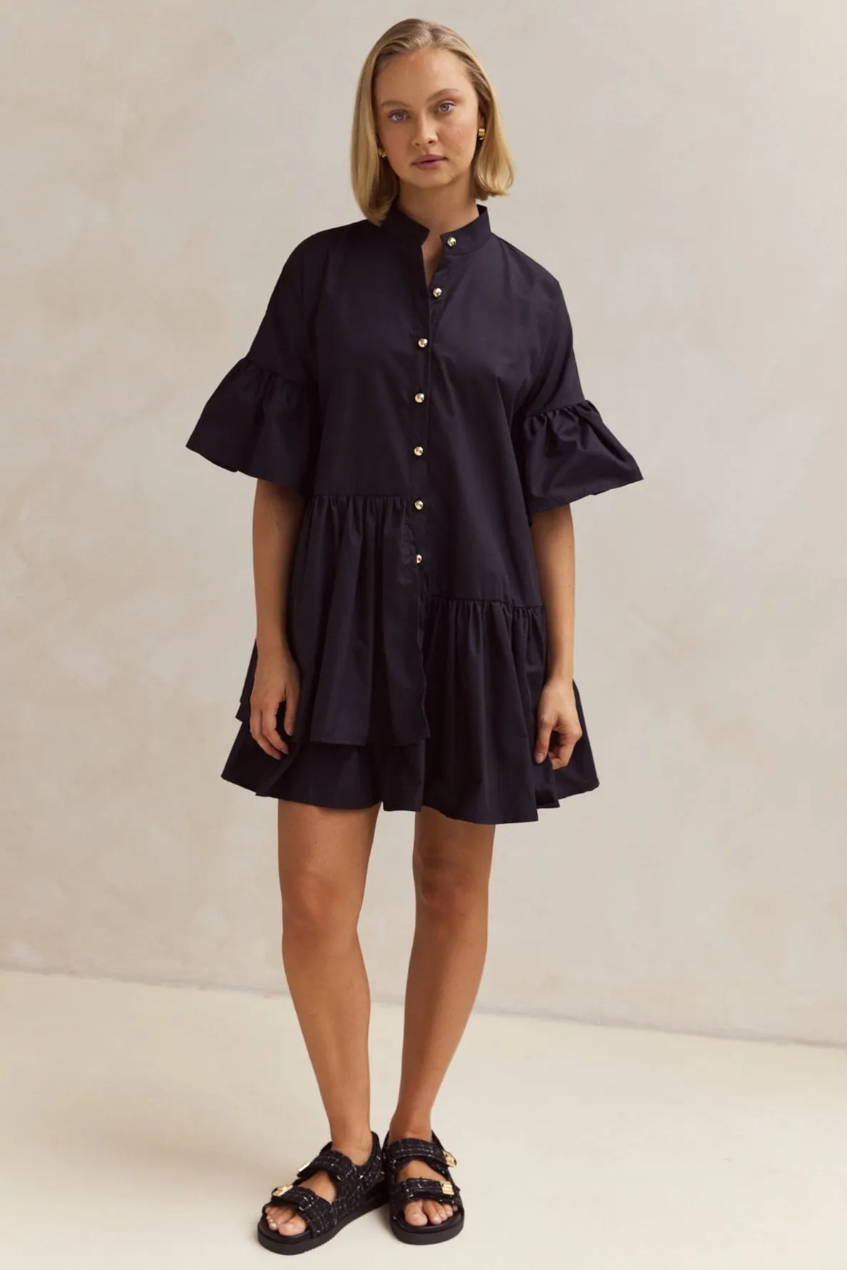 Roxanne Mini Dress (Black) sold by Runway Scout product image thumbnail 4