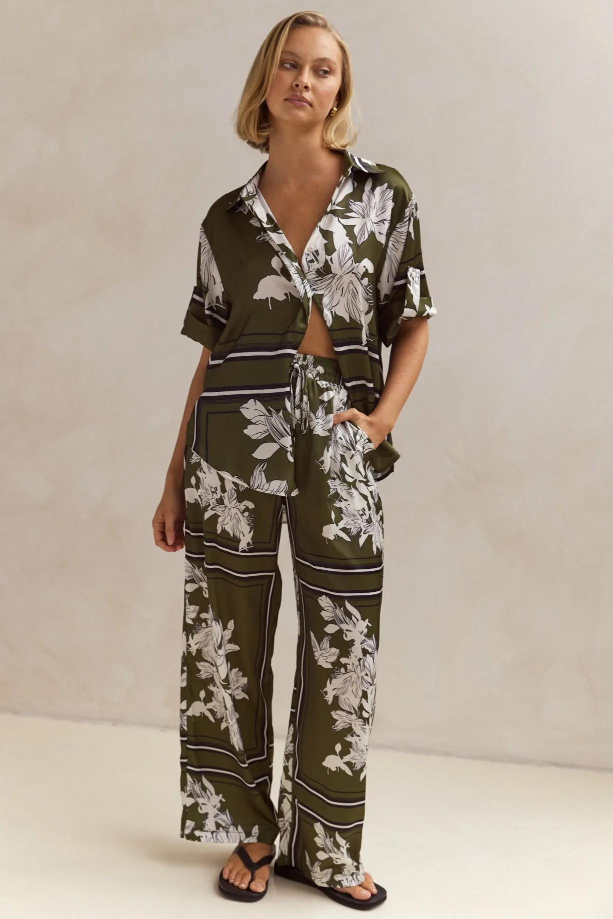 Aria Pant (Green) sold by Runway Scout product image thumbnail 2