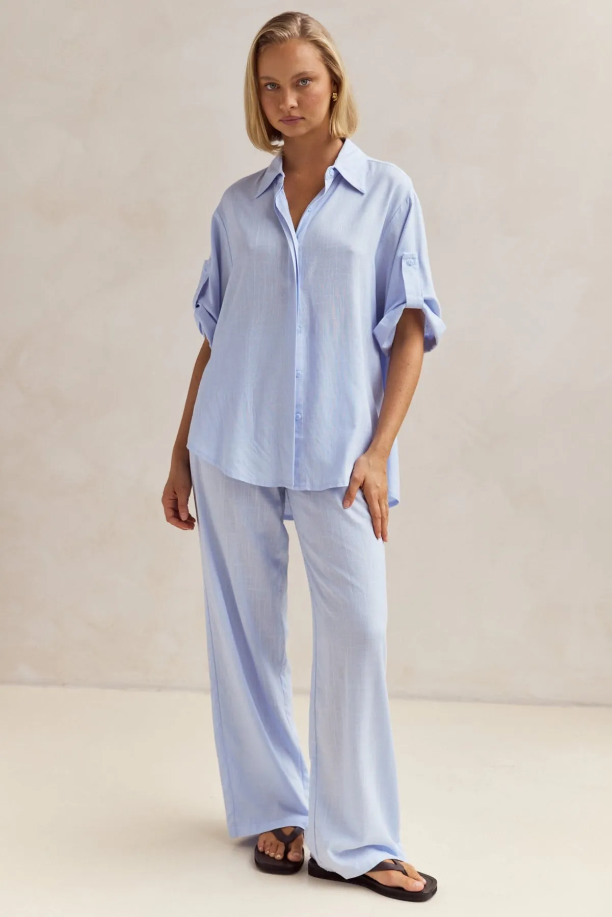 Alani Pant (Blue) sold by Runway Scout product image thumbnail 3