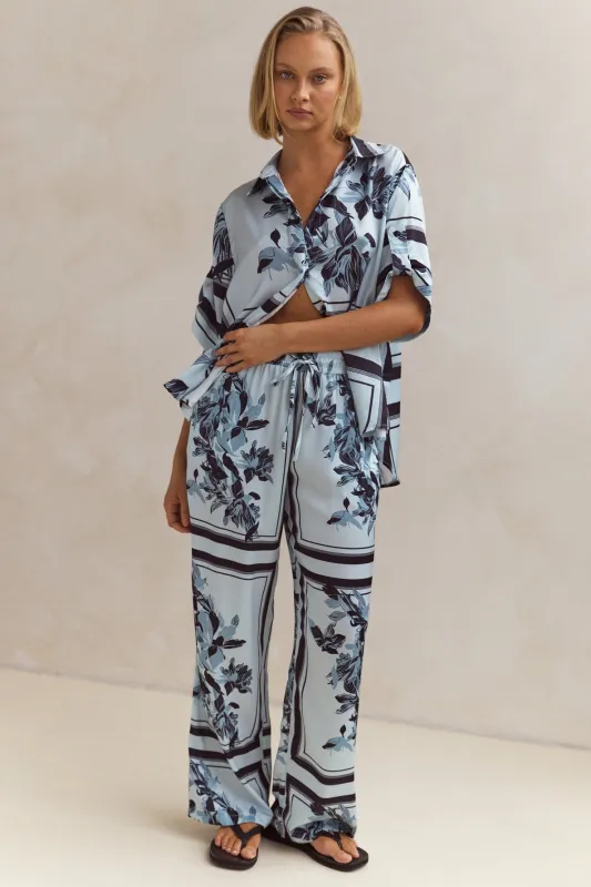 Aria Pant (Blue) sold by Runway Scout