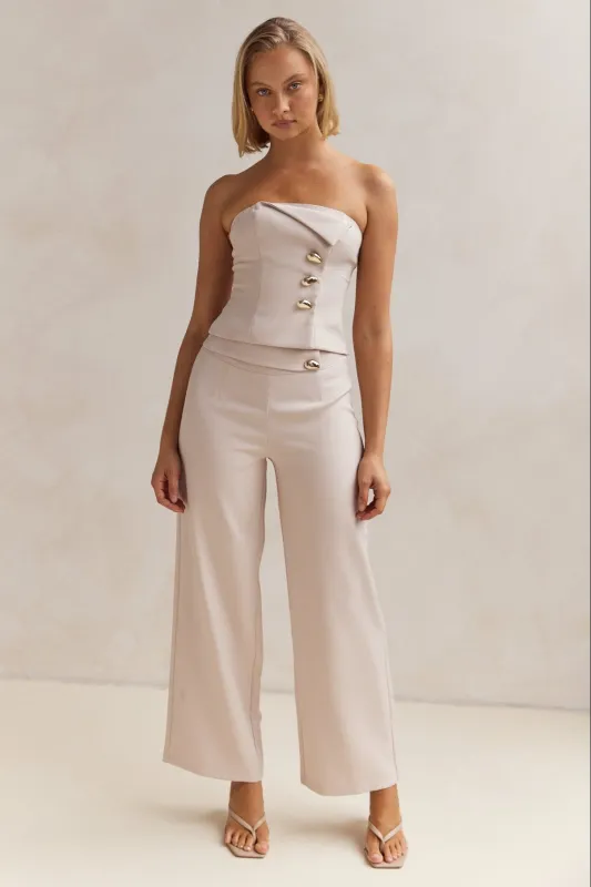 Camellia Pant (Beige) sold by Runway Scout