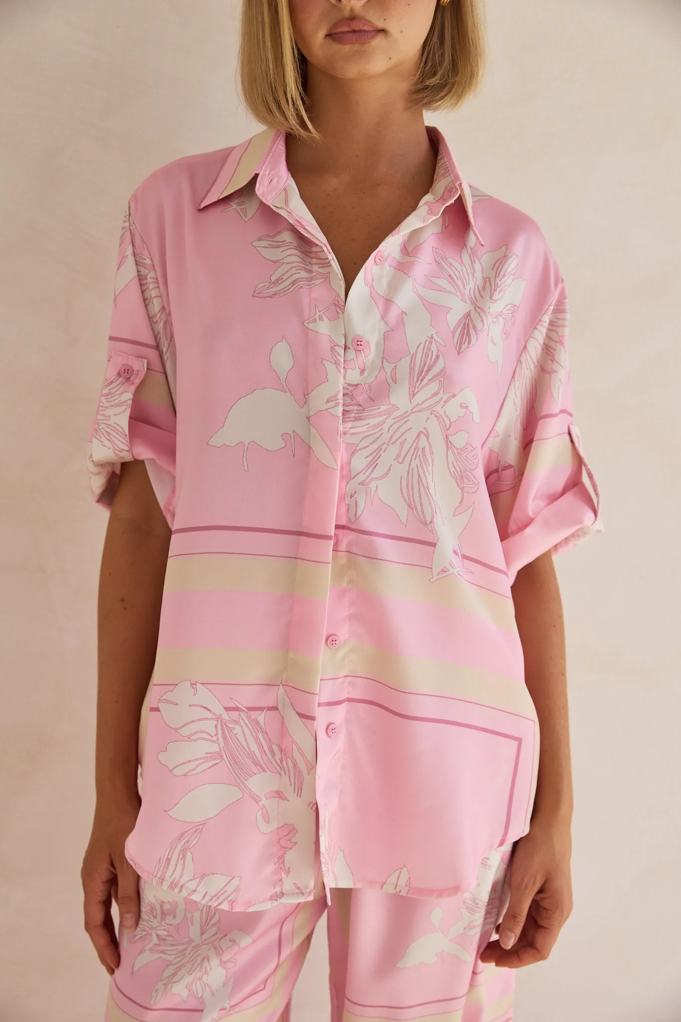 Aria Shirt (Pink) sold by Runway Scout