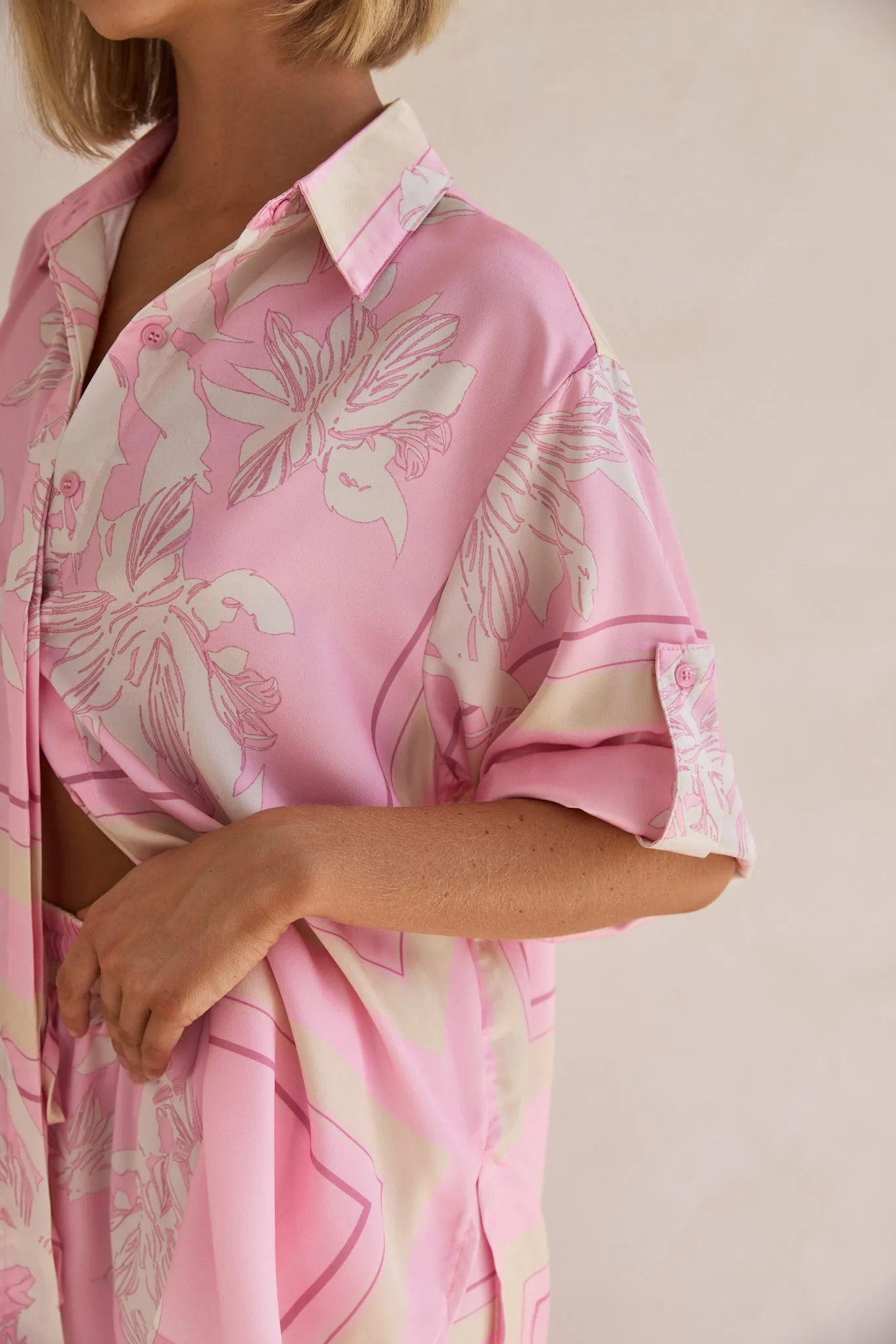 Aria Shirt (Pink) sold by Runway Scout product image thumbnail 5