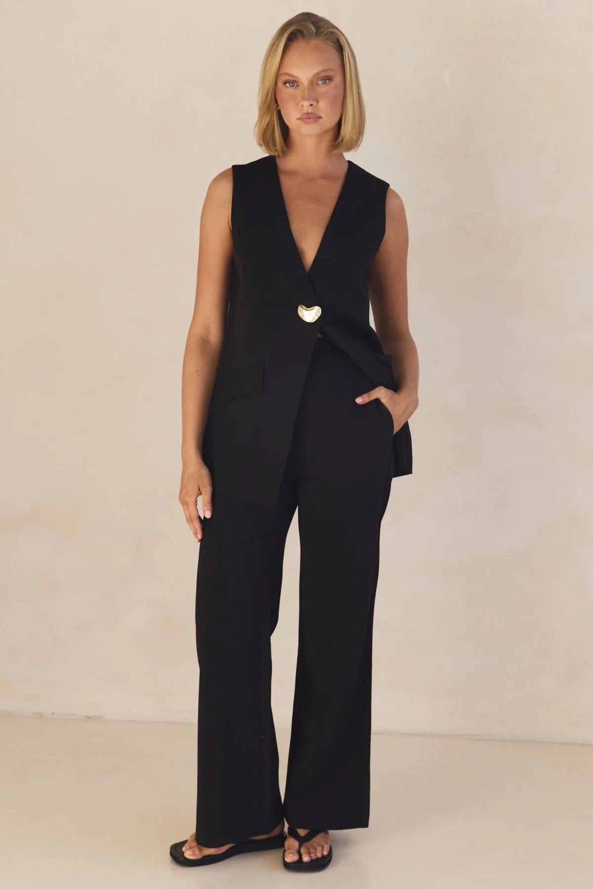 Sophia Pant (Black) sold by Runway Scout product image thumbnail 2