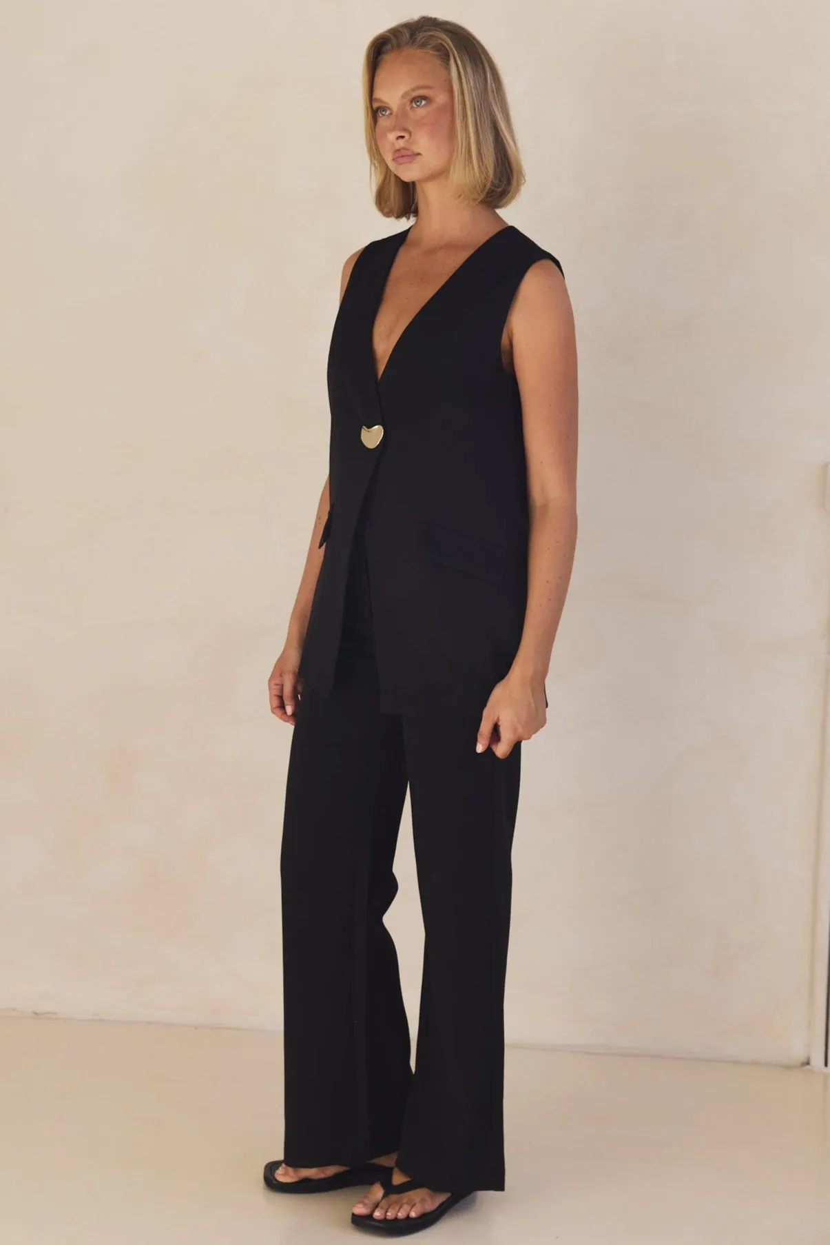 Sophia Pant (Black) sold by Runway Scout product image thumbnail 3