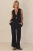Sophia Vest (Black) sold by Runway Scout