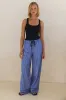 Nina Pant (Blue Stripe) sold by Runway Scout