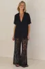 Mirabelle Shirt (Black) sold by Runway Scout