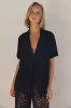 Mirabelle Shirt (Black) sold by Runway Scout