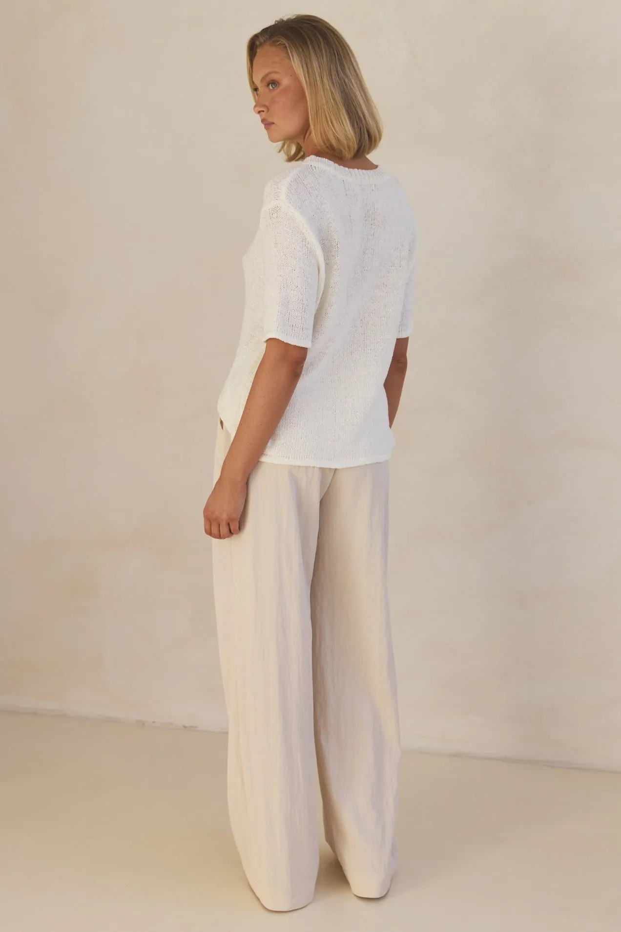 Nova Knit Top (Cream) sold by Runway Scout product image thumbnail 5