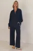 Eleanor Pant (Navy) sold by Runway Scout