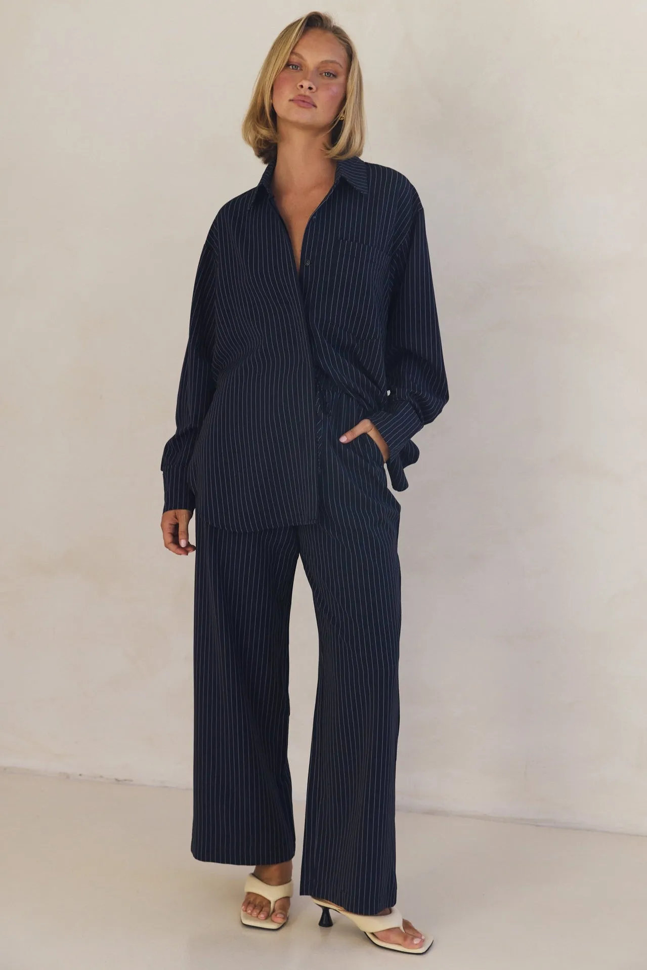 Eleanor Pant (Navy) sold by Runway Scout product image thumbnail 3