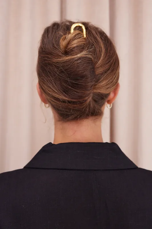 Celine French Pin (Gold) sold by Runway Scout