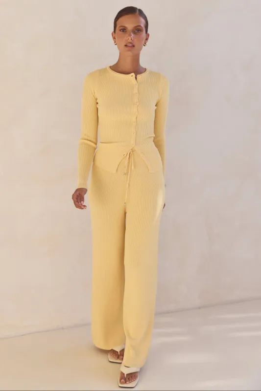 Saffron Pant (Yellow) sold by Runway Scout
