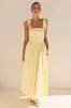 Dakota Maxi Dress (Yellow) sold by Runway Scout