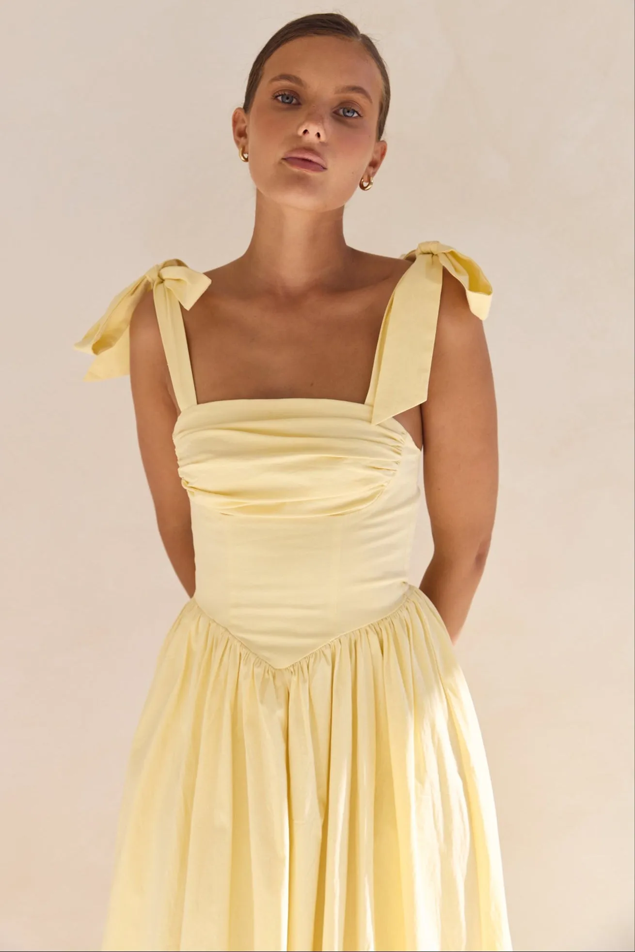 Dakota Maxi Dress (Yellow) sold by Runway Scout product image thumbnail 3