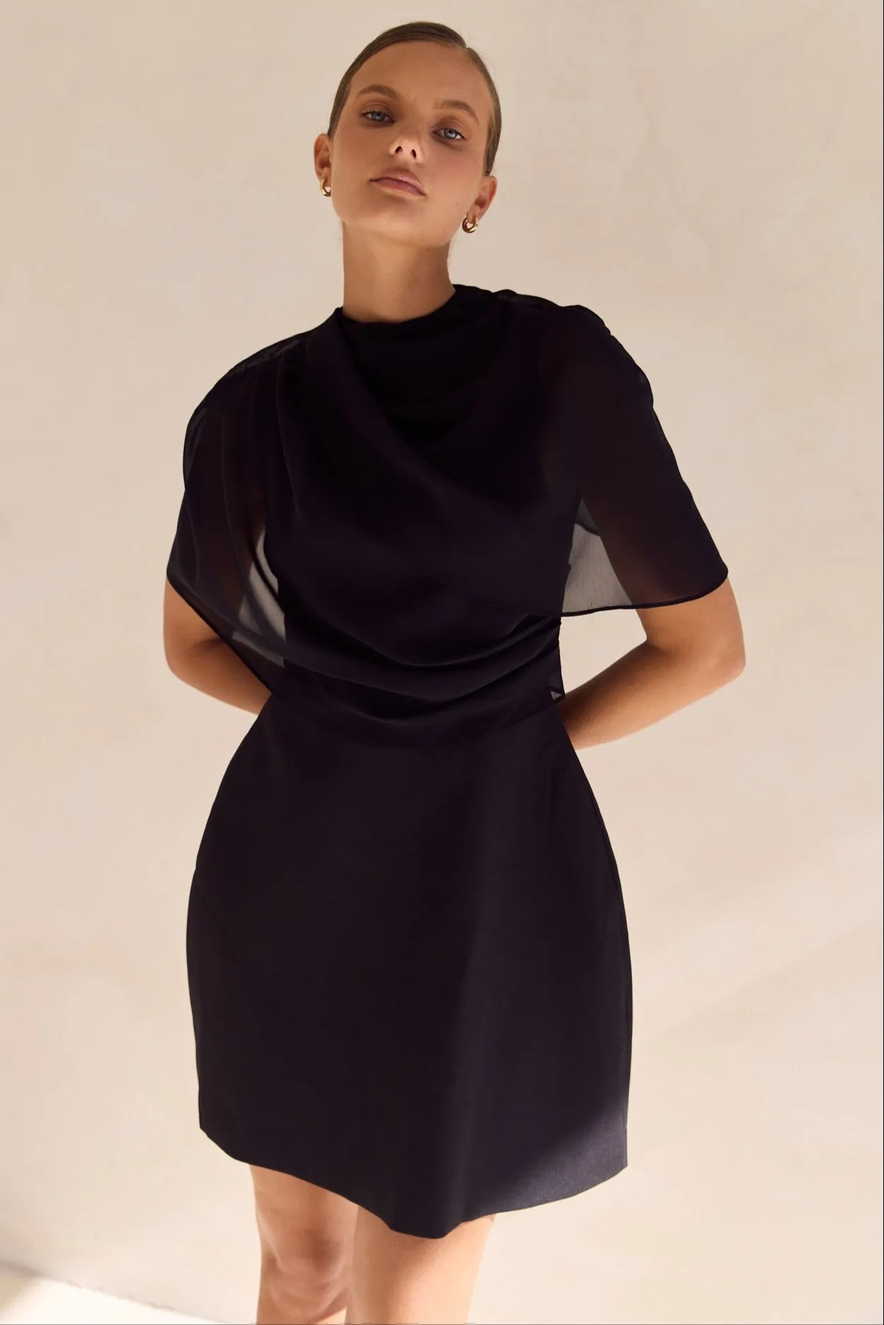 Pixie Mini Dress (Black) sold by Runway Scout product image thumbnail 4