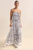 Siena Maxi Dress (Black/White) sold by Runway Scout