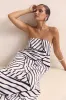 Siena Maxi Dress (Black/White) sold by Runway Scout