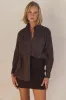 Grace Shirt (Chocolate) sold by Runway Scout