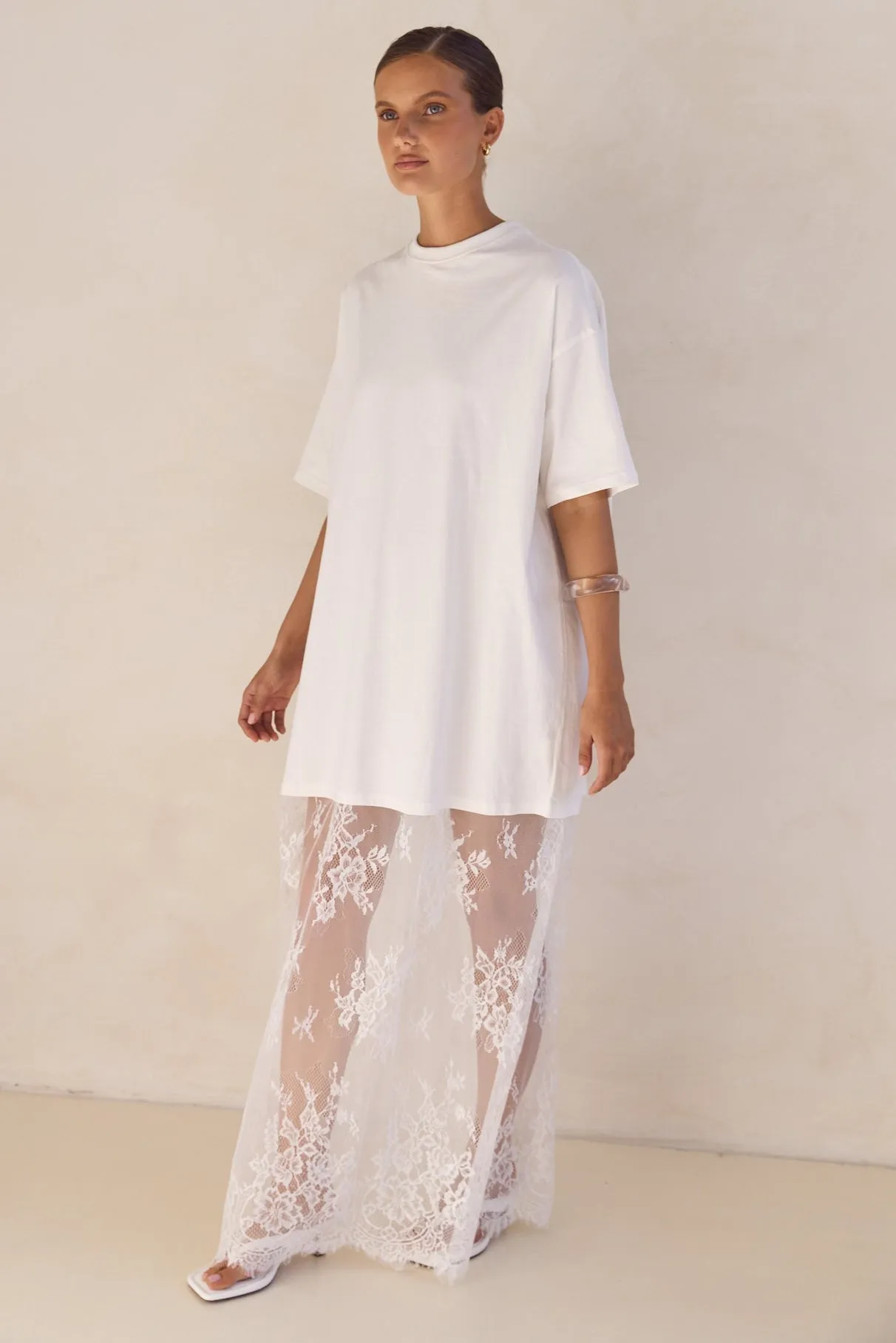 Ophelia Maxi Dress (White) sold by Runway Scout product image thumbnail 3