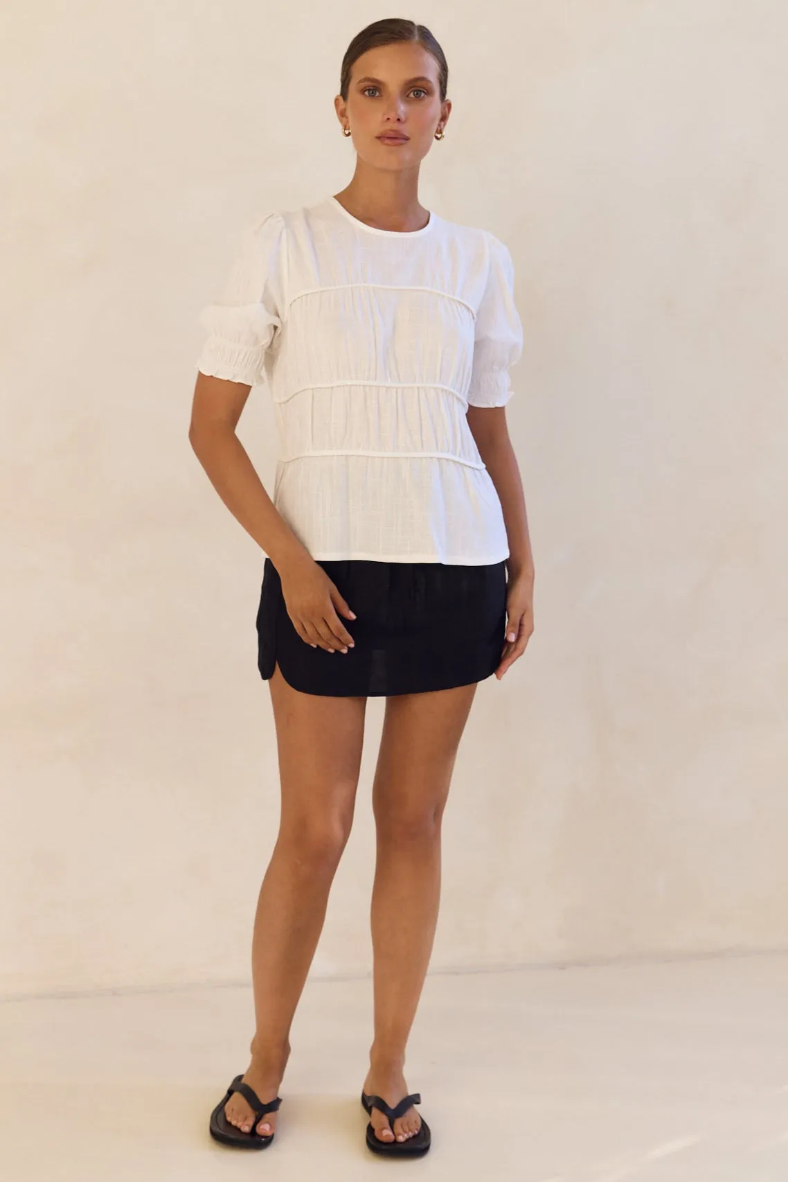 Victoria Top (White) sold by Runway Scout product image thumbnail 5