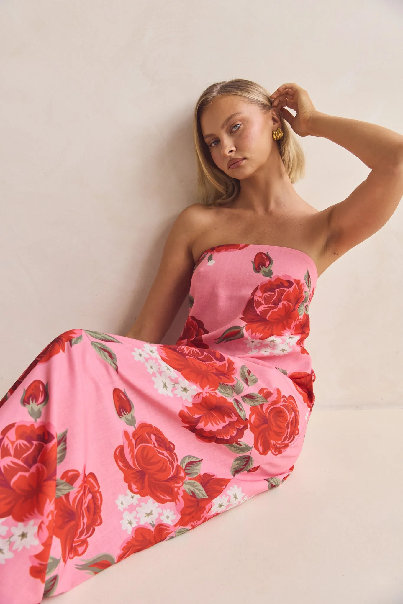 Fiona Maxi Dress (Pink) sold by Runway Scout product image thumbnail 4