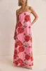 Fiona Maxi Dress (Pink) sold by Runway Scout