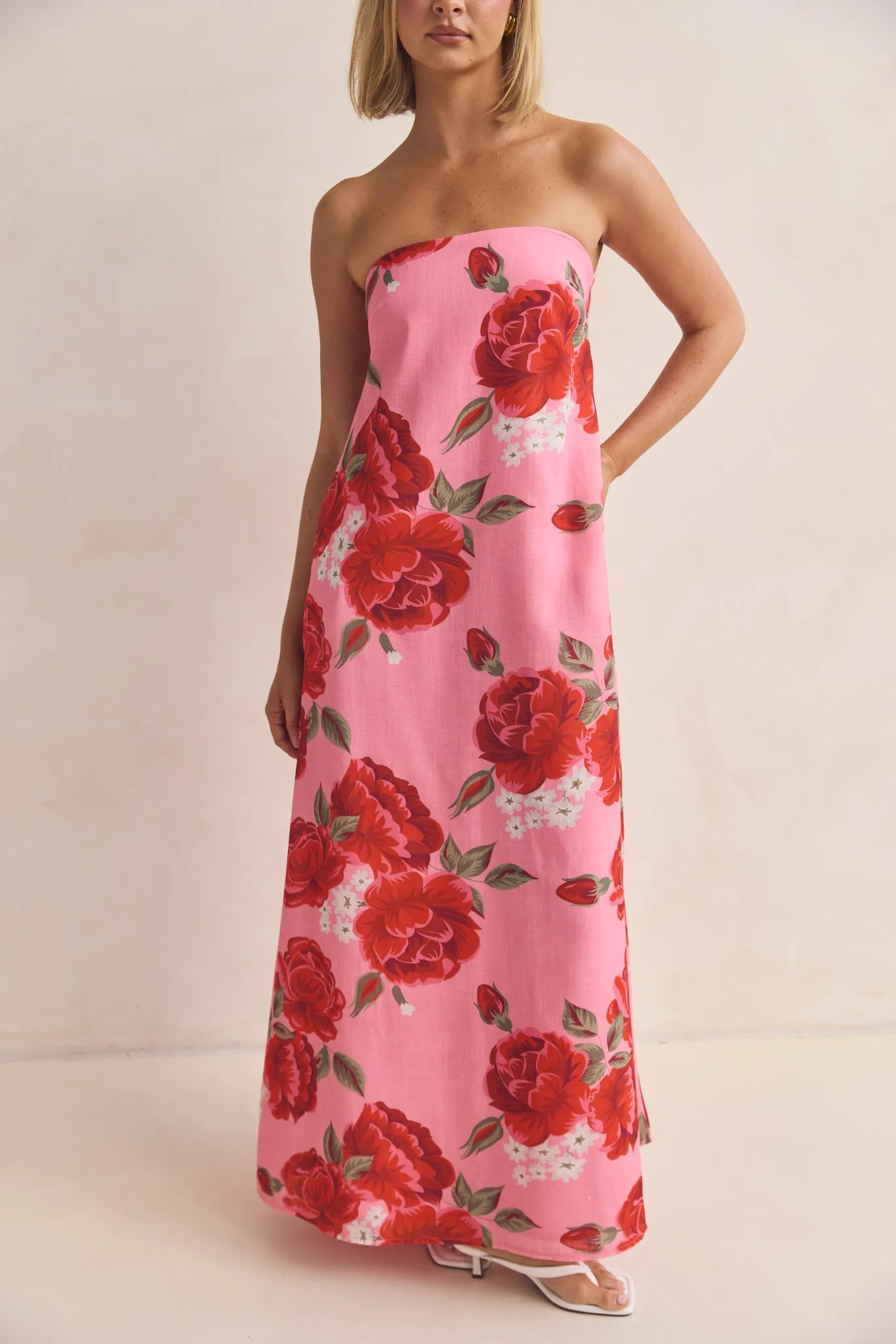 Fiona Maxi Dress (Pink) sold by Runway Scout product image thumbnail 5