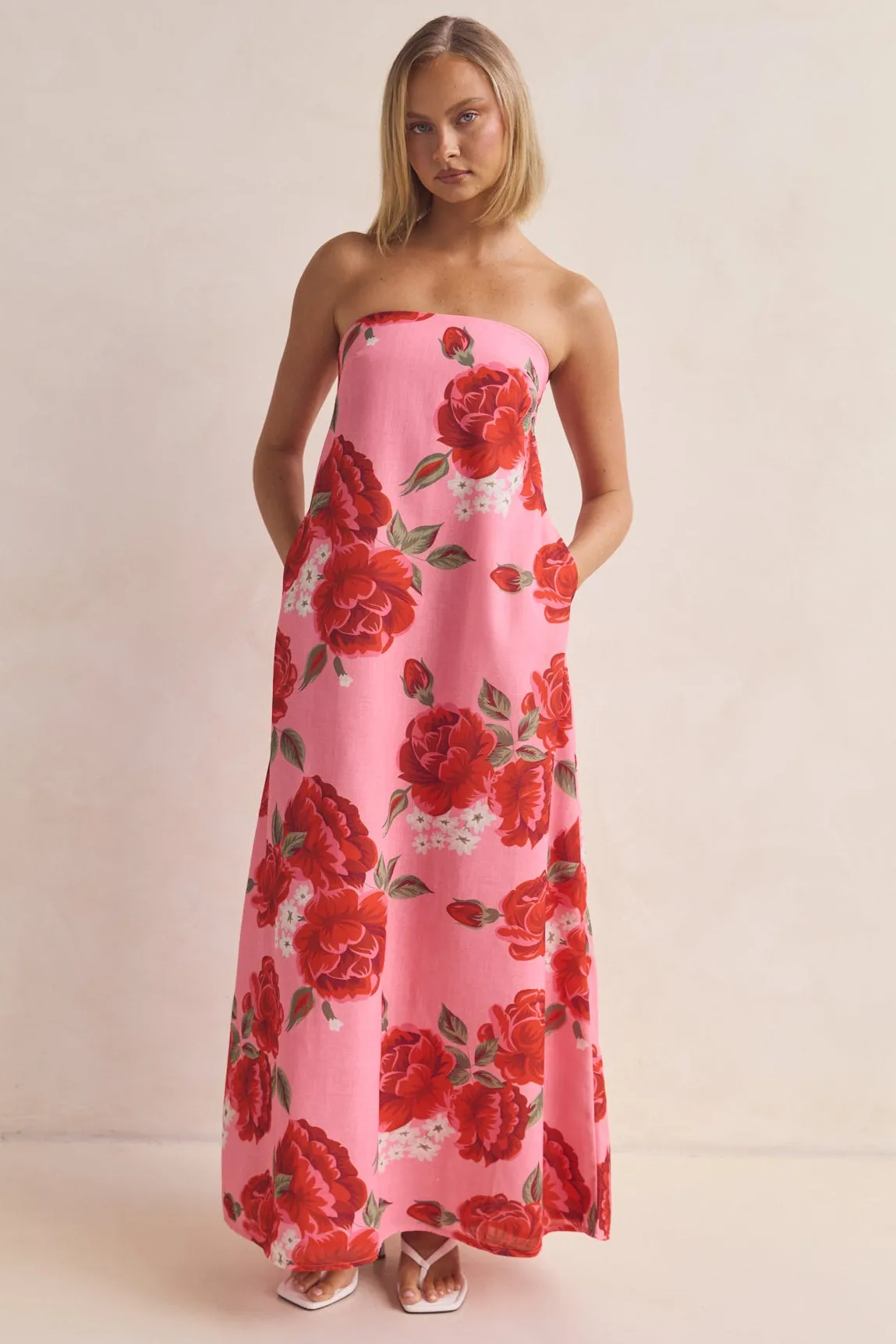 Fiona Maxi Dress (Pink) sold by Runway Scout product image thumbnail 2