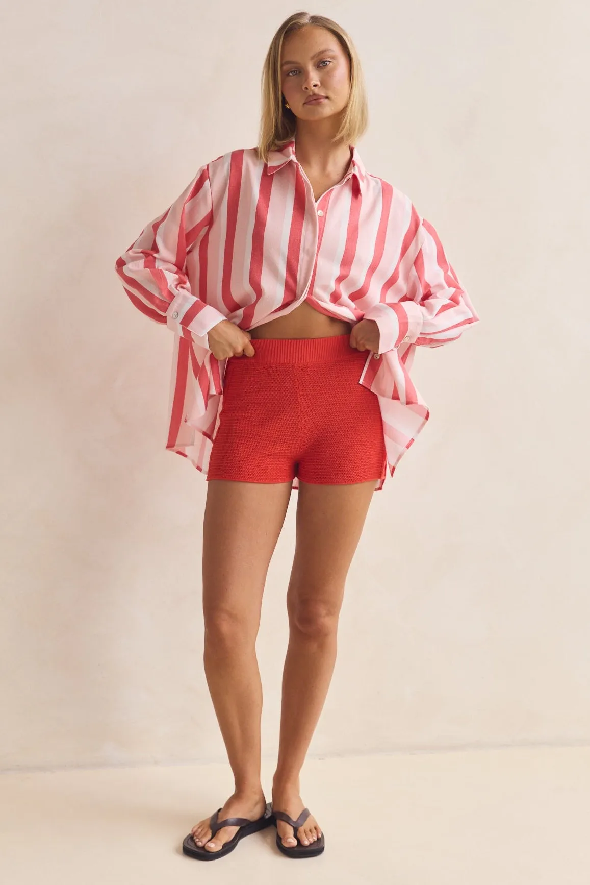 Isla Short (Red) sold by Runway Scout product image thumbnail 4