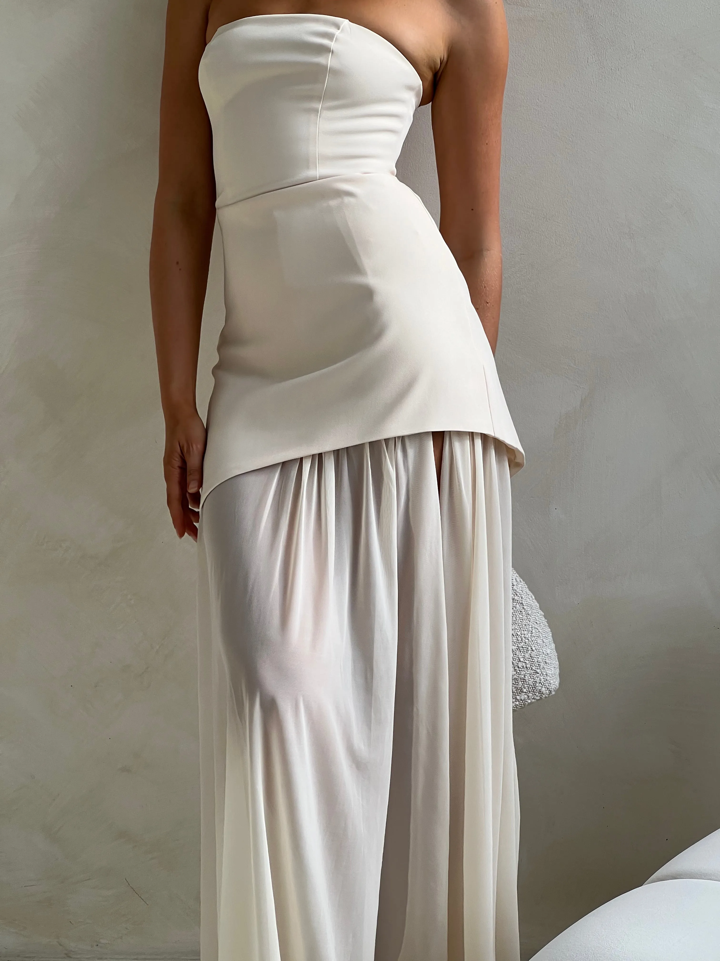 Juliana Maxi Dress (Cream) sold by Runway Scout product image thumbnail 2