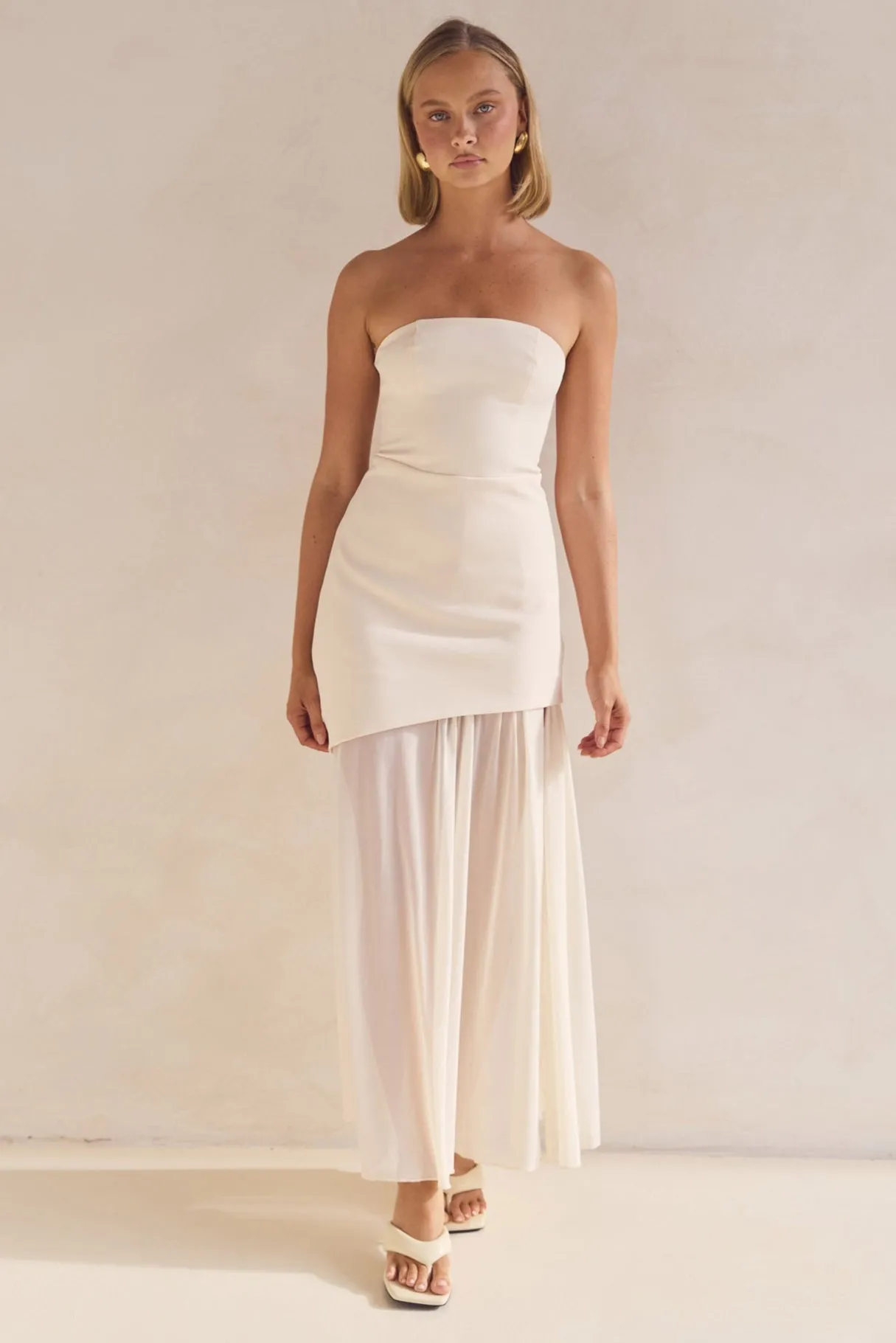Juliana Maxi Dress (Cream) sold by Runway Scout product image thumbnail 4
