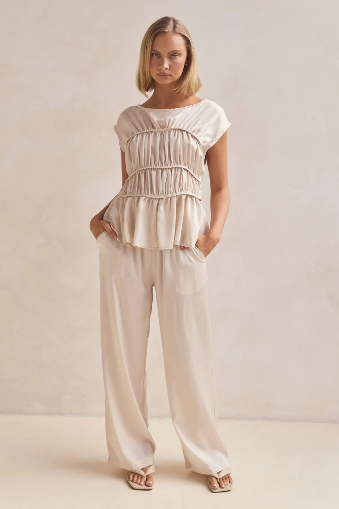 Talia Top (Champagne) sold by Runway Scout product image thumbnail 5