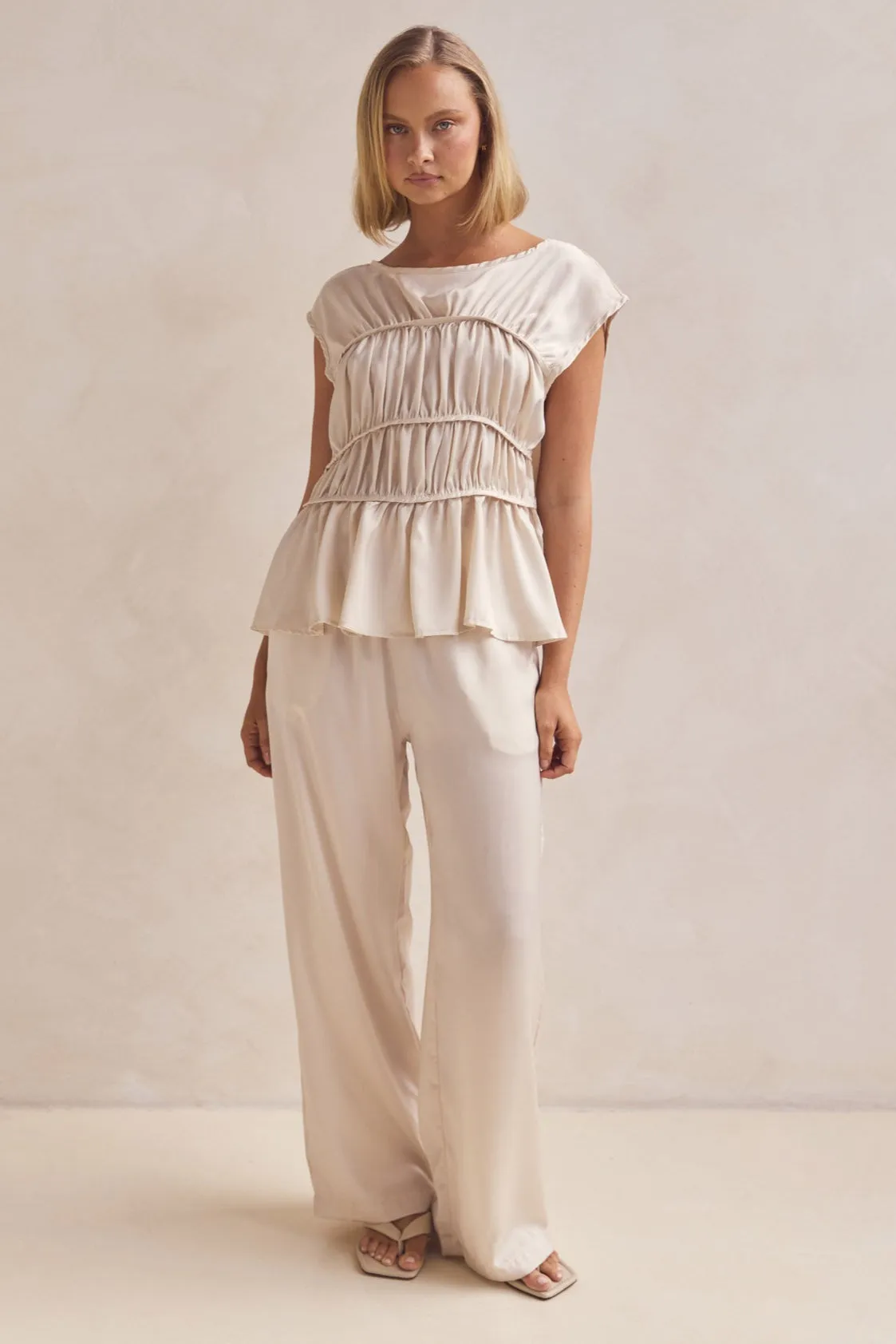 Talia Top (Champagne) sold by Runway Scout product image thumbnail 3